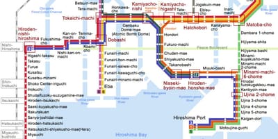 Станция картата на Хирошима 
